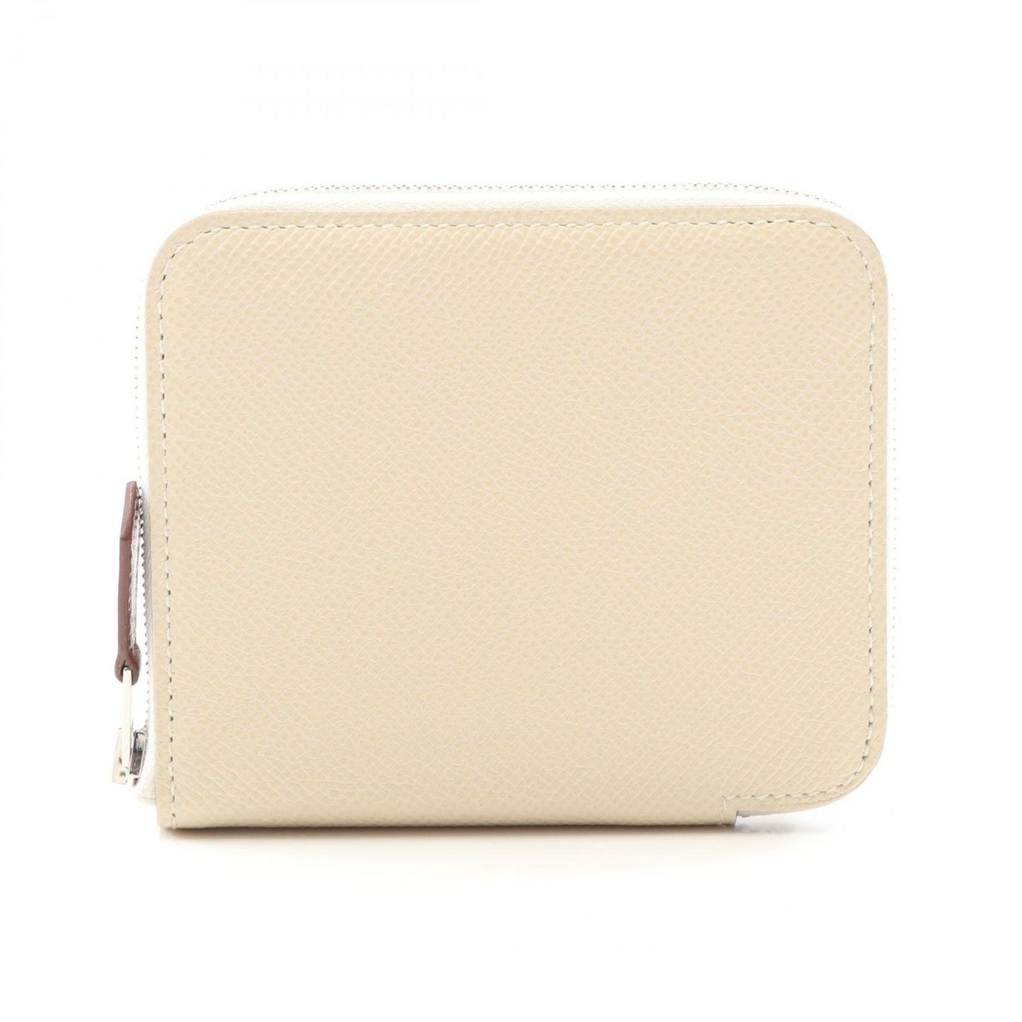 HERMES Azap Compact Silk-In Wallet in White - Exquisite Craftsmanship