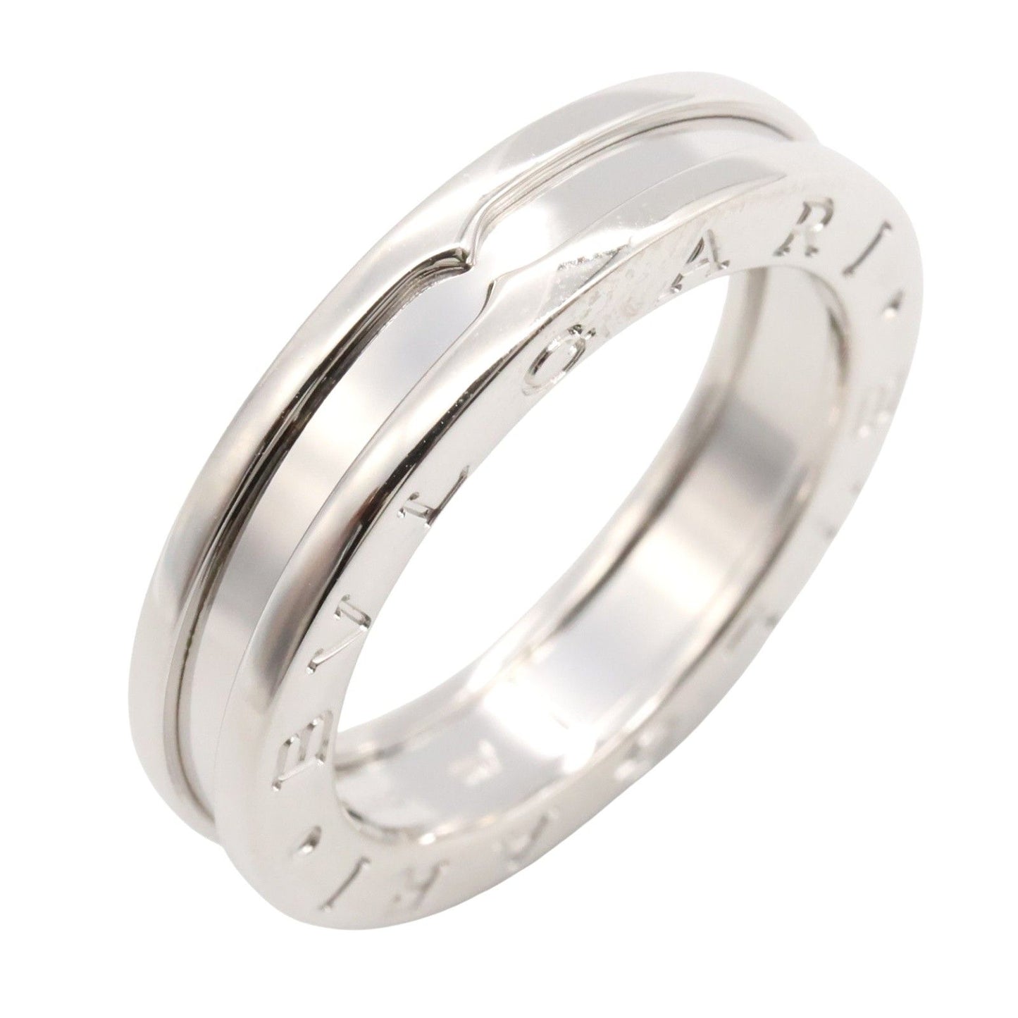 BVLGARI B-zero1 Ring in K18 White Gold - Unisex Elegance