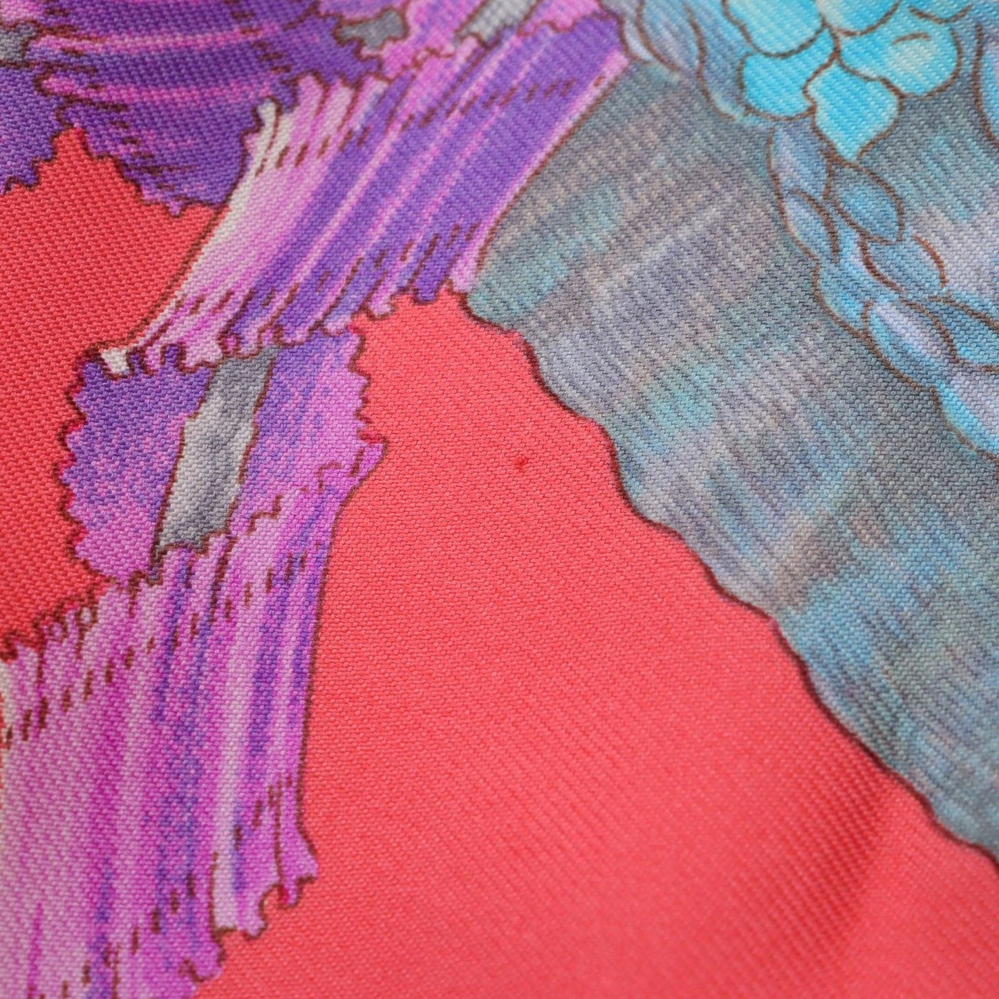 HERMES Silk Scarf 'Le Sacre du Printemps' - Exquisite Pink & Multicolor