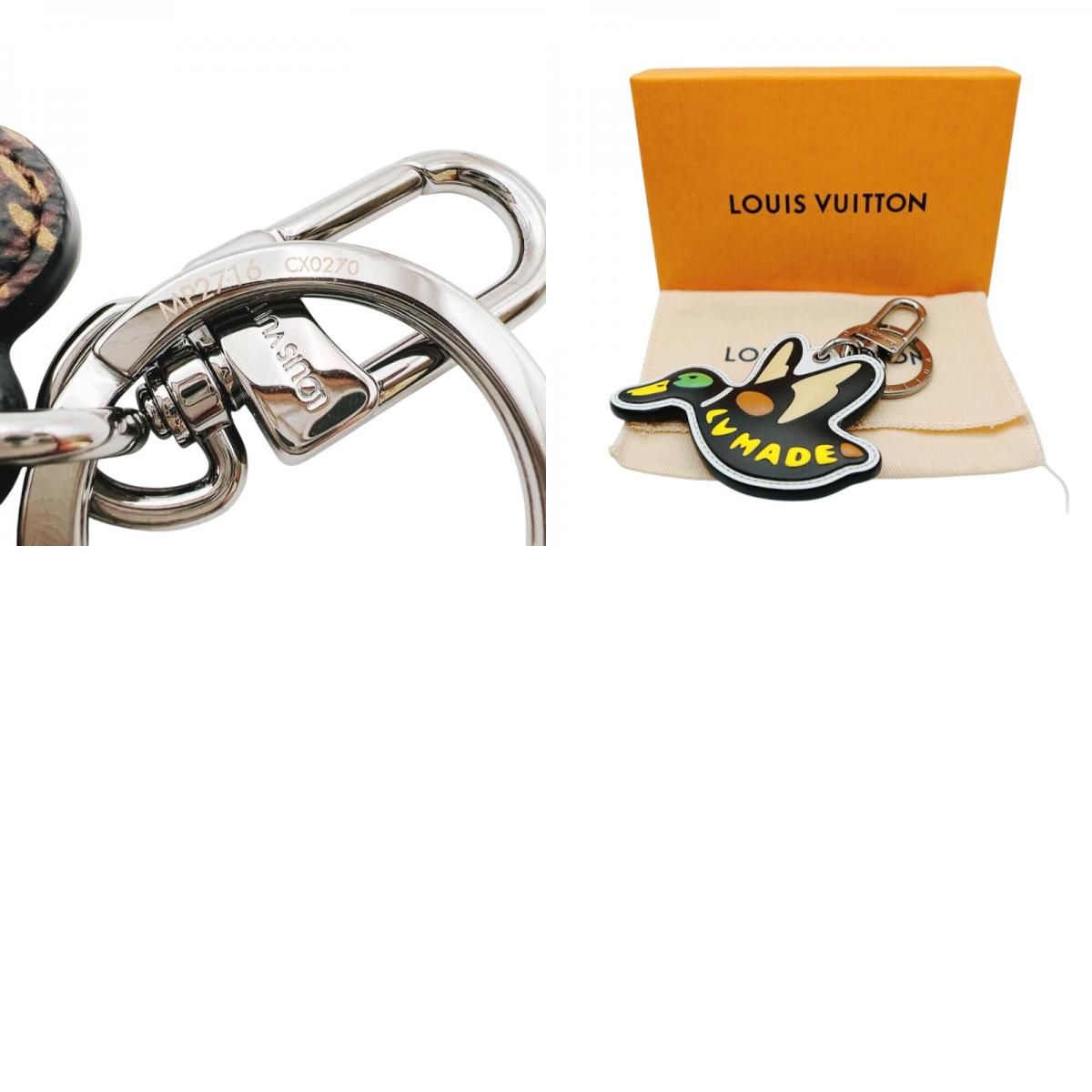 Louis Vuitton LV Made Duck Keychain - Multicolor with Silver Hardware