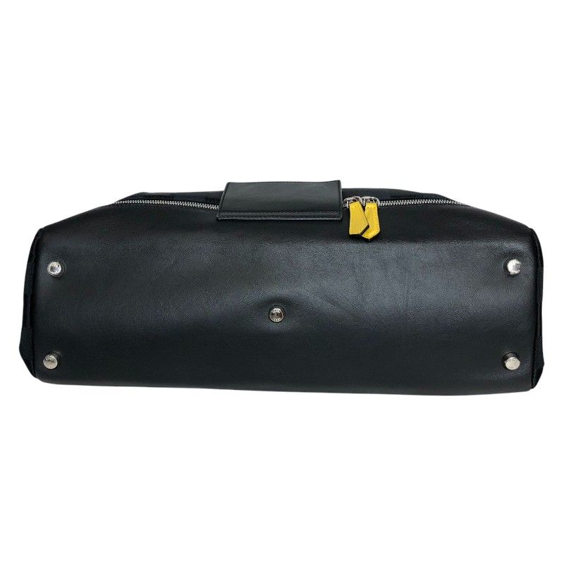 Fendi Peekaboo Iconic Medium Handbag - Black & Silver Hardware