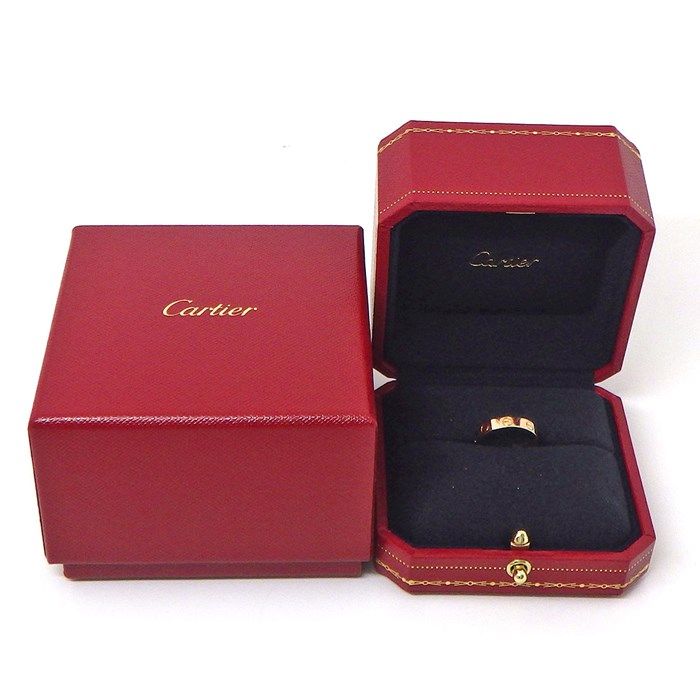 Cartier Love Ring Small Model K18 Pink Gold - Size 9