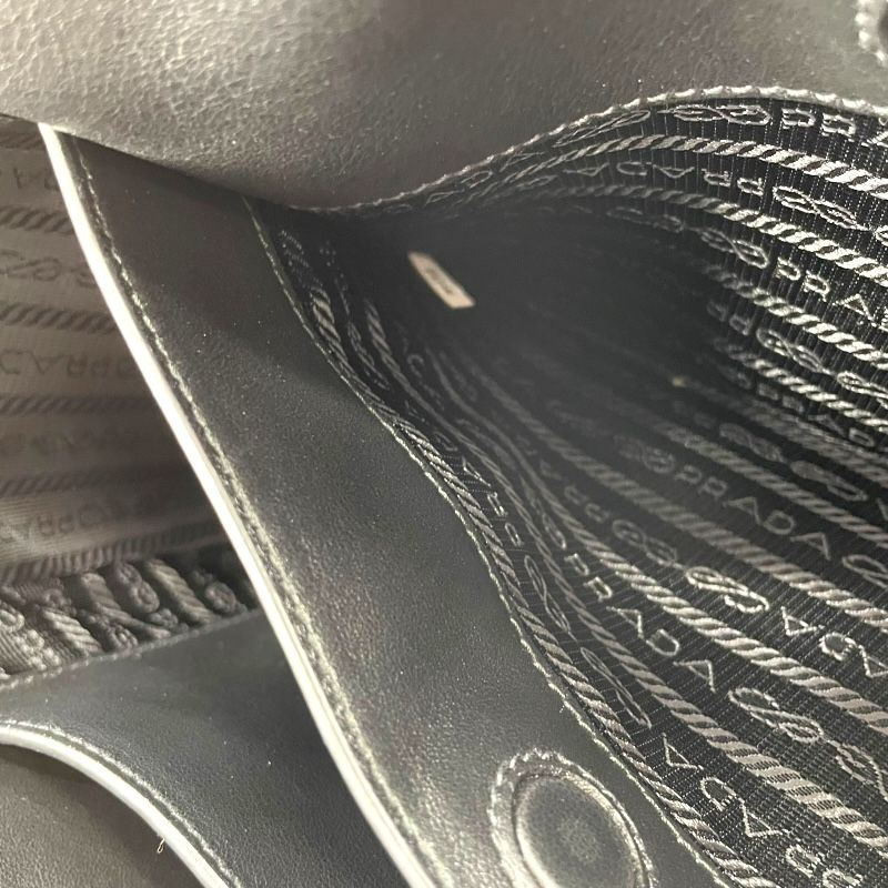 PRADA Concept 2-Way Black Leather Handbag - Timeless Elegance