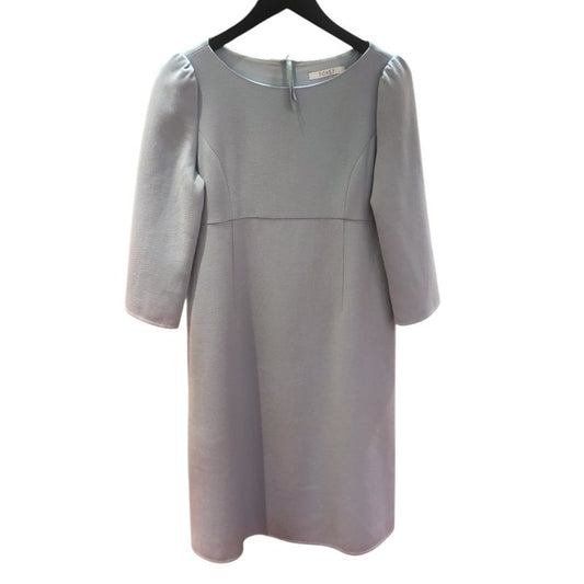 FOXEY Charlotte Blue Wool Dress - Timeless Elegance