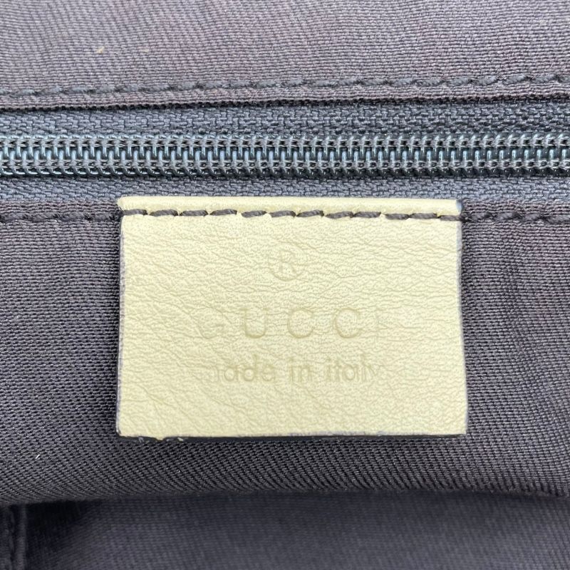 GUCCI Abbey Tote Bag 130736 Beige GG Canvas - Exquisite Luxury