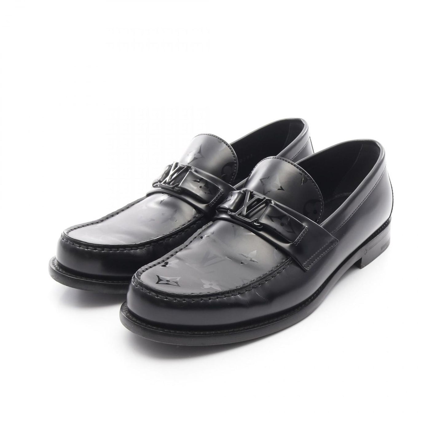 Louis Vuitton Monogram Leather Loafers - Timeless Elegance