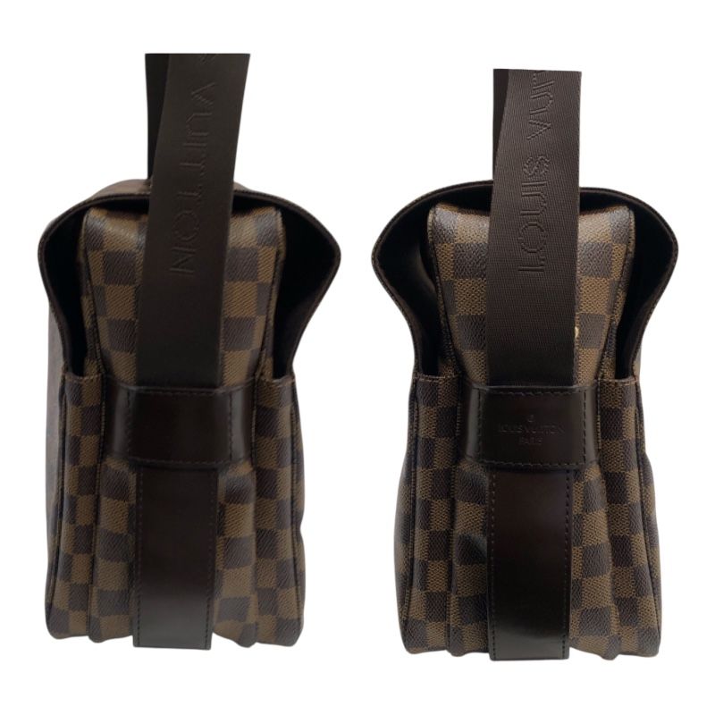 Louis Vuitton Naviglio N45255 Brown Damier Canvas Unisex Shoulder Bag