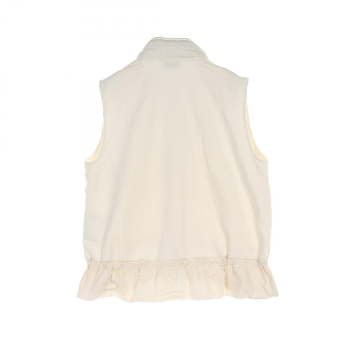 MONCLER White Down Vest - Timeless Elegance for Women