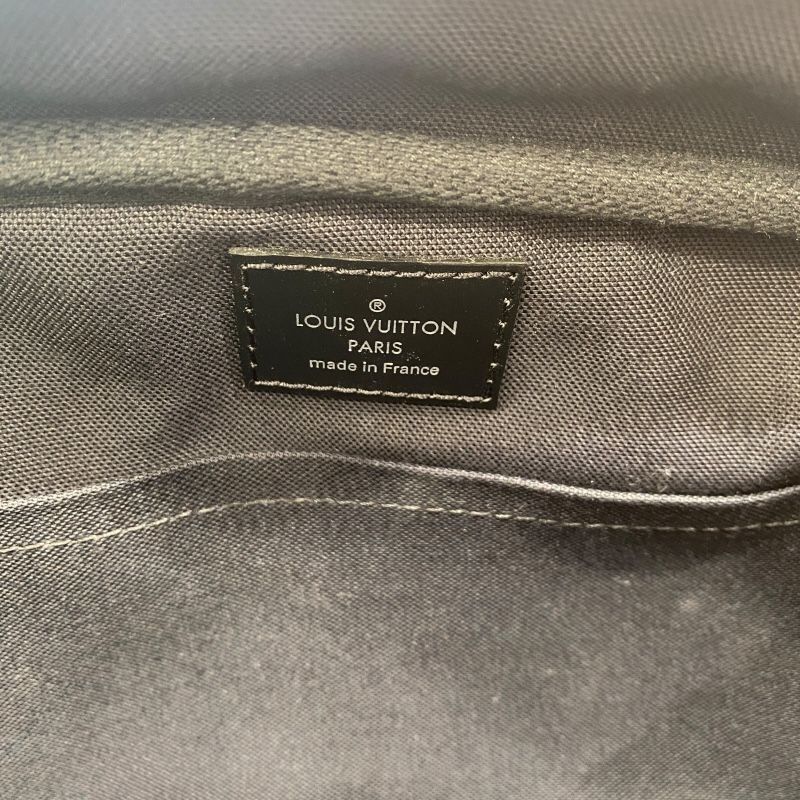 Louis Vuitton Ambreuil N41289 Black Damier Men's Shoulder Bag