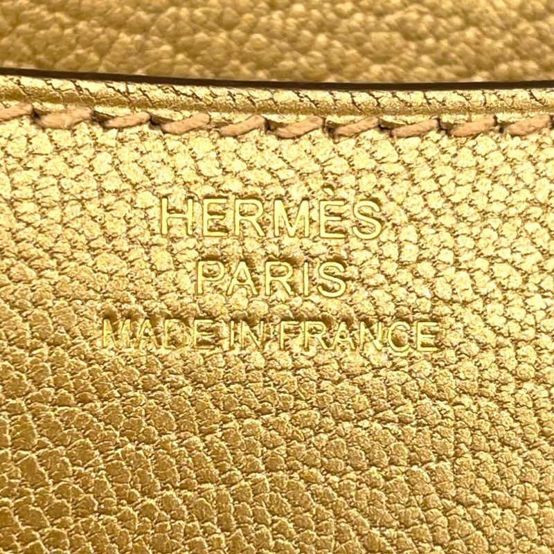 HERMES Constance 3 Mini in Dore Chevre Shiny Leather - Unused