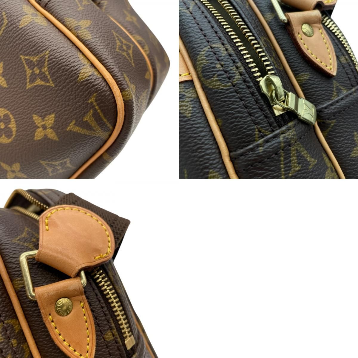 Louis Vuitton Reporter PM Monogram Canvas Shoulder Bag - Brown
