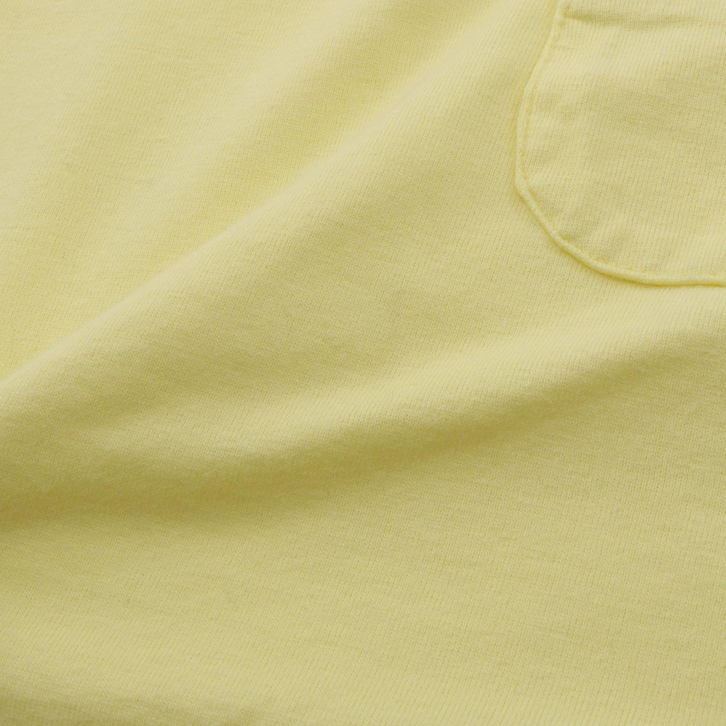 Supreme Mesh Stripe Pocket Tee - Exclusive Yellow Cotton Tee