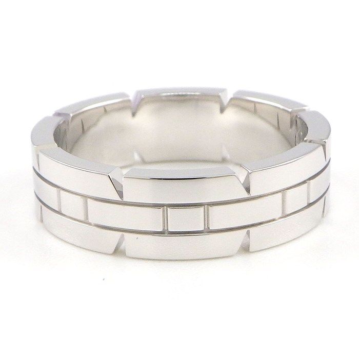Cartier Tank Française K18WG Ring - Size 18.5 / #59