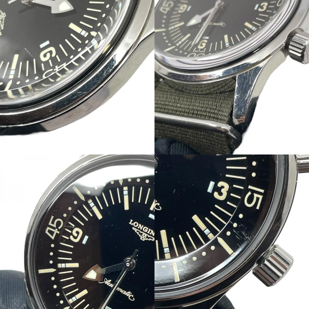 Longines Legend Diver L3.674.4 Automatic Men's Watch - Black SS