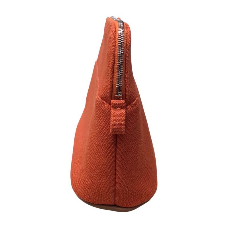 HERMES Bolide Pouch 20 in Orange Towel - Unisex Luxury Accessory