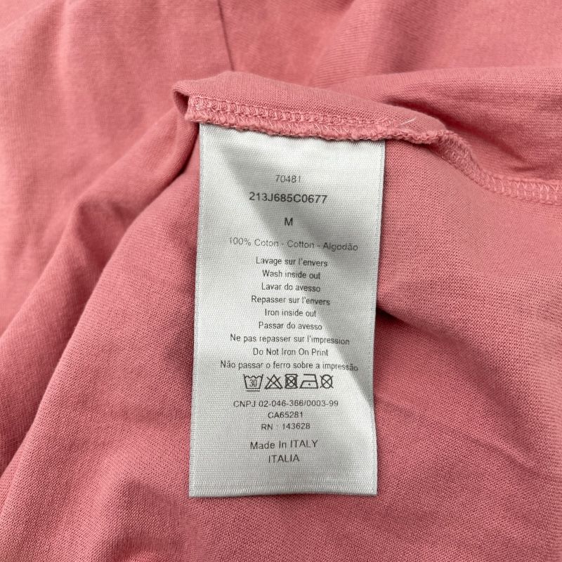 Christian Dior x Cactus Jack Logo Print T-Shirt - Pink Cotton M