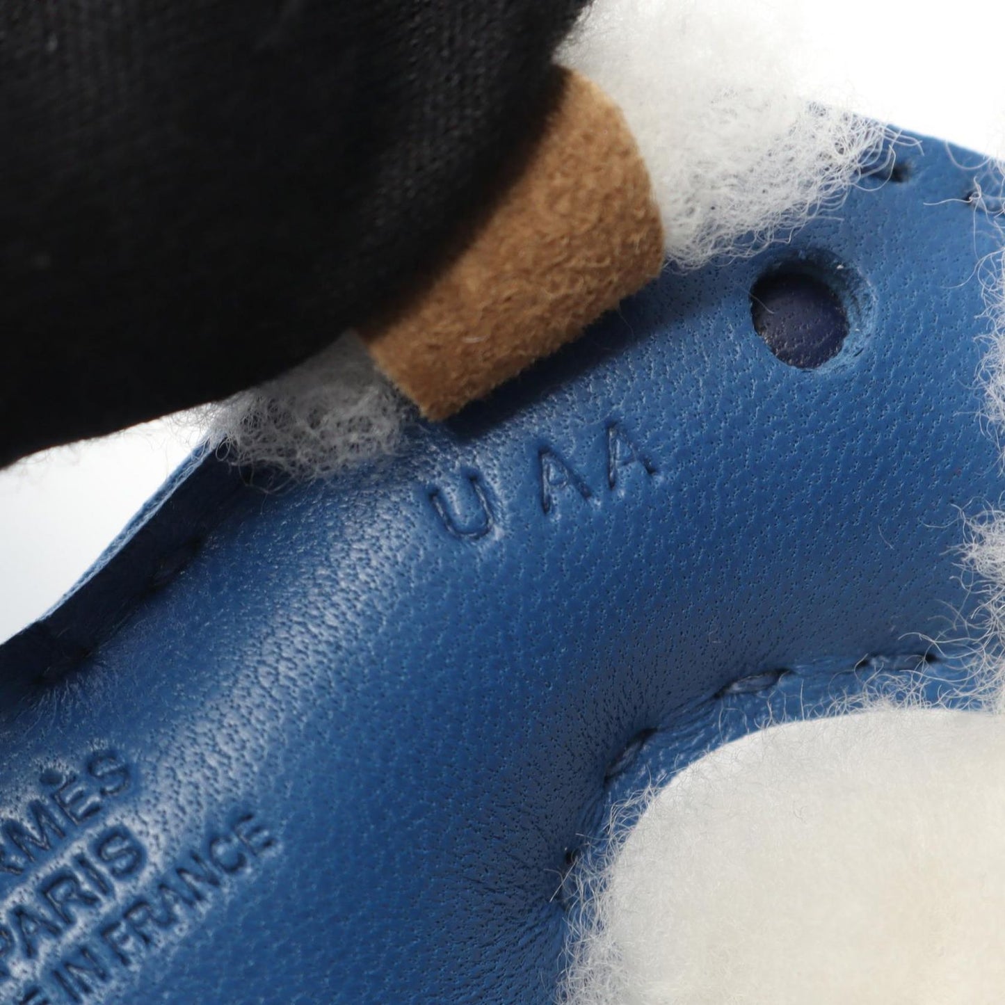 HERMES Buddy Charm in Blue France & Blue Saphir - Exquisite Craftsmanship