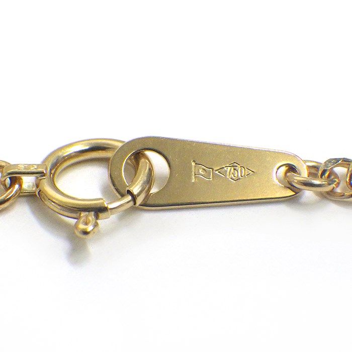 K18YG Double Link Bracelet - Exquisite Japanese Craftsmanship