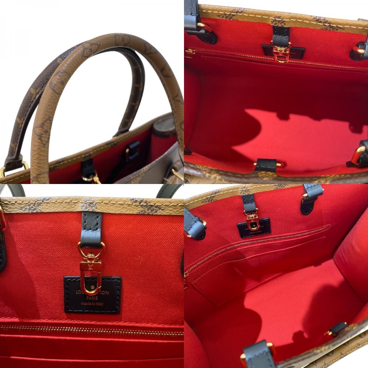 Louis Vuitton OnTheGo MM Monogram Handbag - Brown