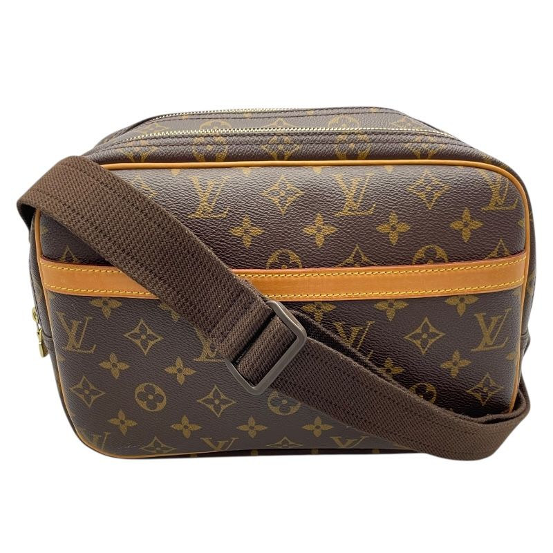 Louis Vuitton Reporter PM Monogram Canvas Shoulder Bag - Brown