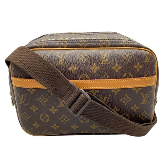 Louis Vuitton Reporter PM Monogram Canvas Shoulder Bag - Brown