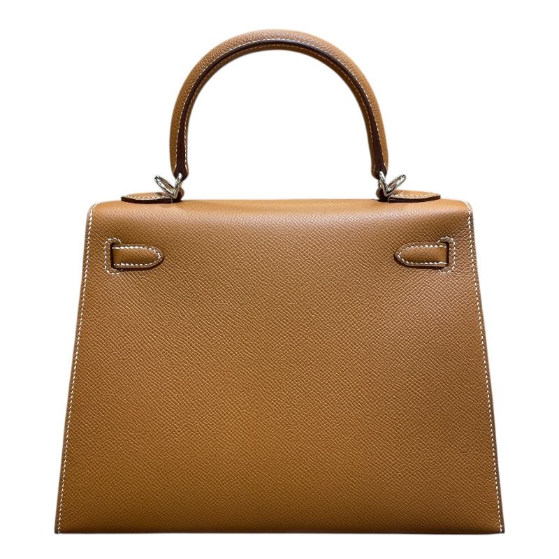 HERMES Kelly 25 Bag - Gold & Silver Hardware - Exquisite Craftsmanship