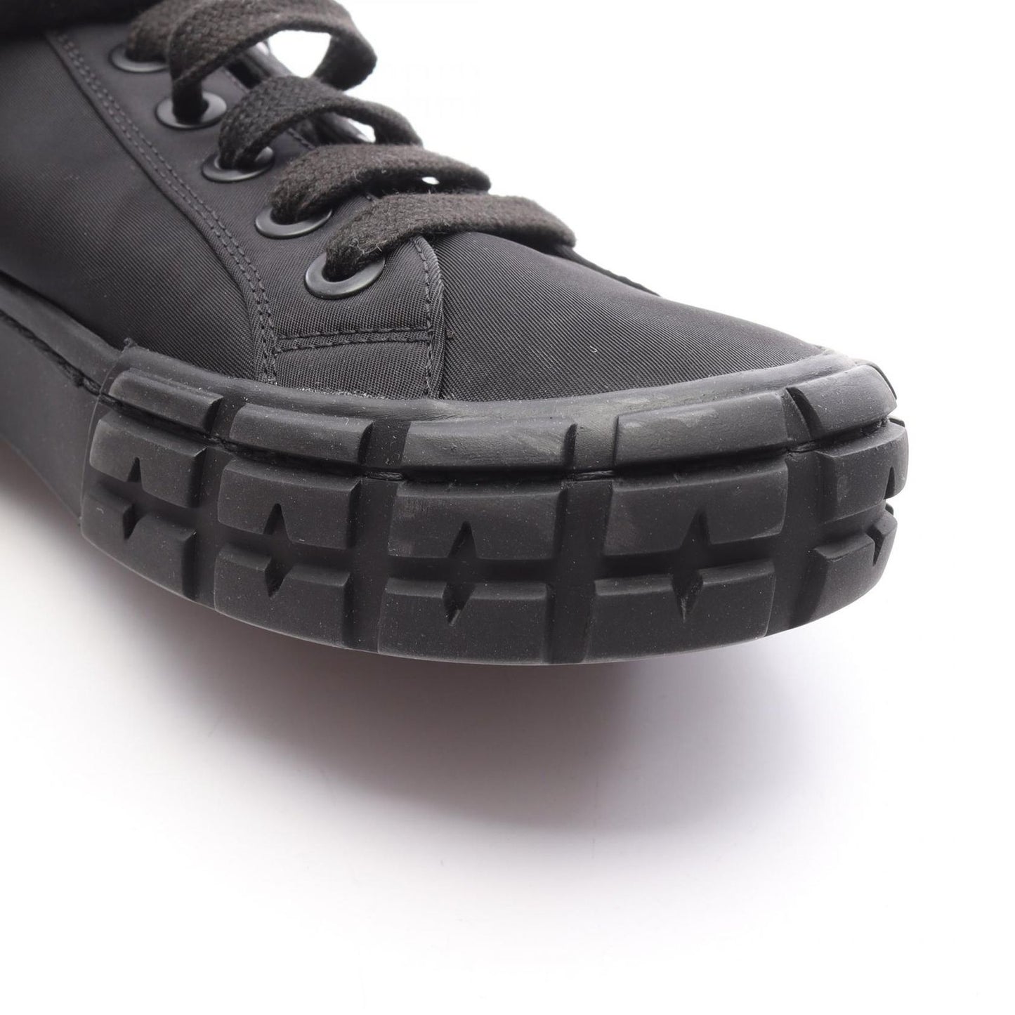 PRADA RE-NYLON Wheel Cassette Sneakers - Timeless Black Elegance