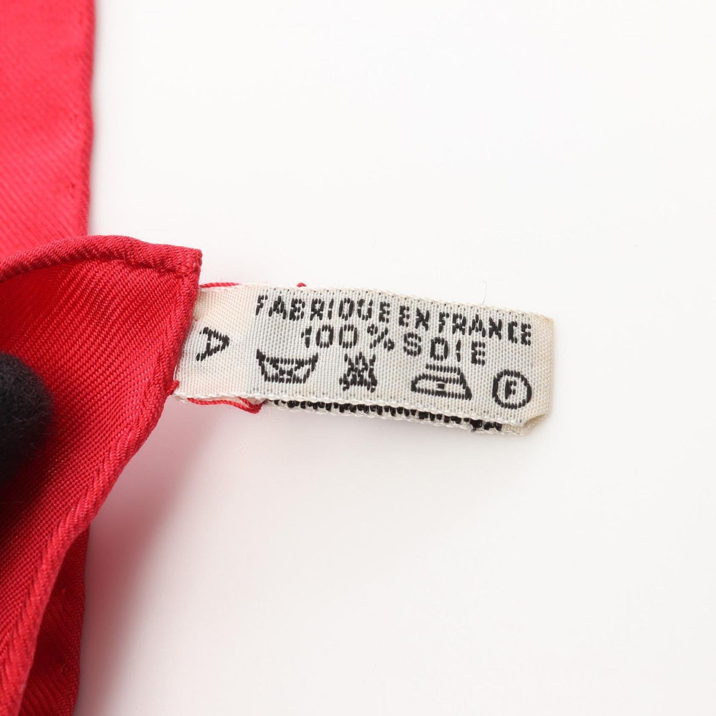 HERMES Silk Scarf VUE DU CARROSSE DE LA GALERE LA REALE - Red