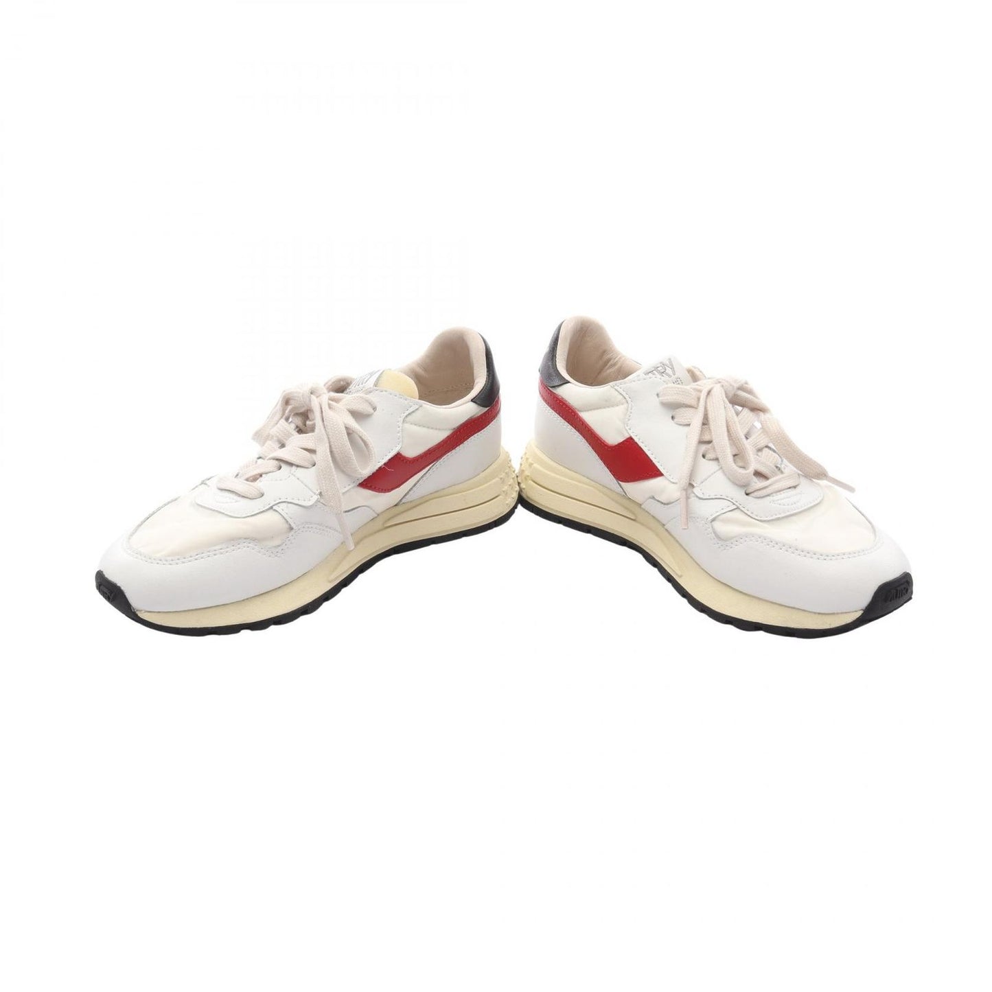 AUTRY White Leather Sneakers - Timeless Elegance for Women
