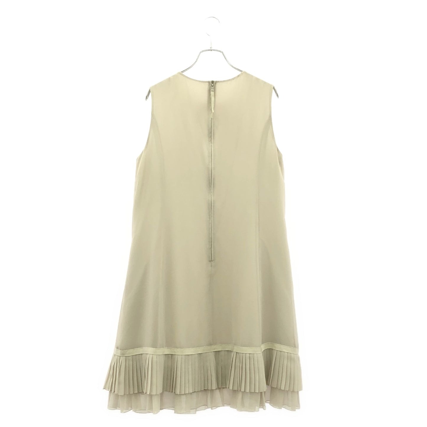 FOXEY Cream Polyester Dress - Timeless Elegance