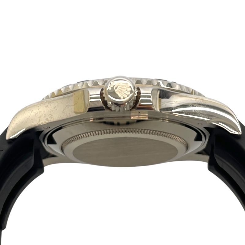 ROLEX Yacht-Master 42 226659 Black K18WG/Rubber Strap Automatic Watch