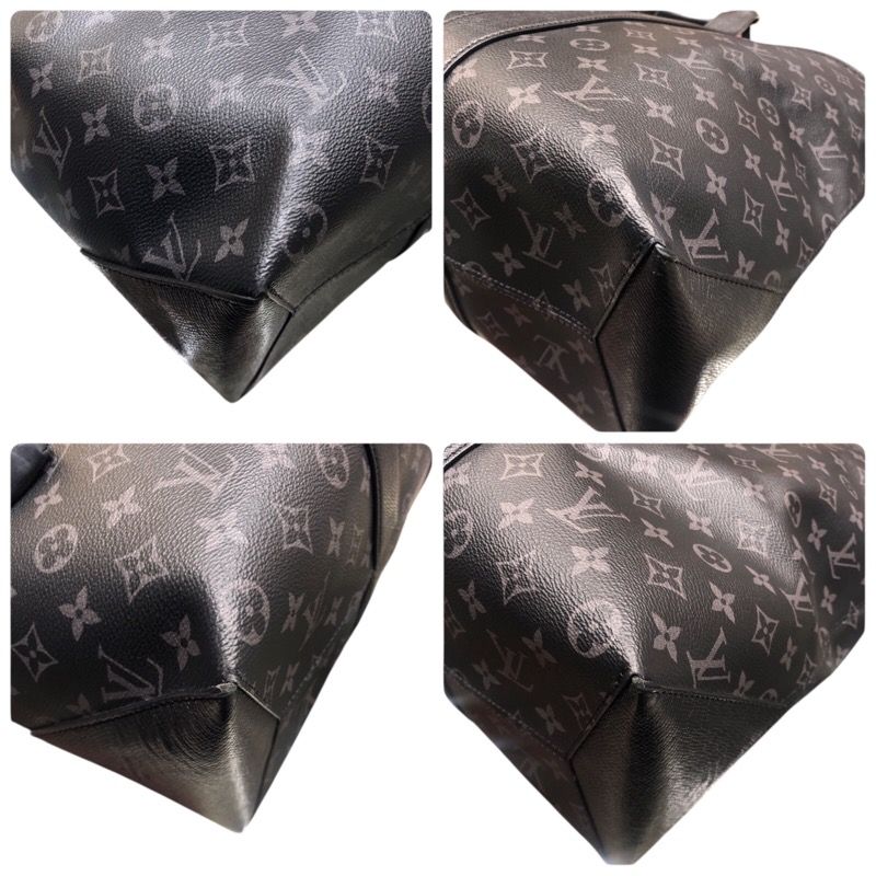 Louis Vuitton Weekend Tote NM M30937 Black Monogram Eclipse