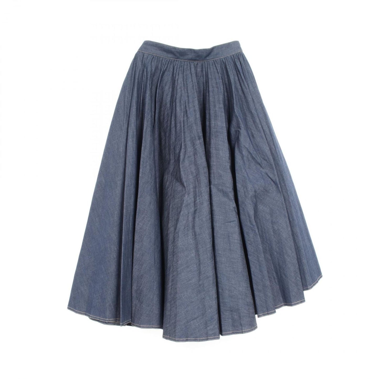 Dior Cotton Skirt in Navy - Timeless Elegance