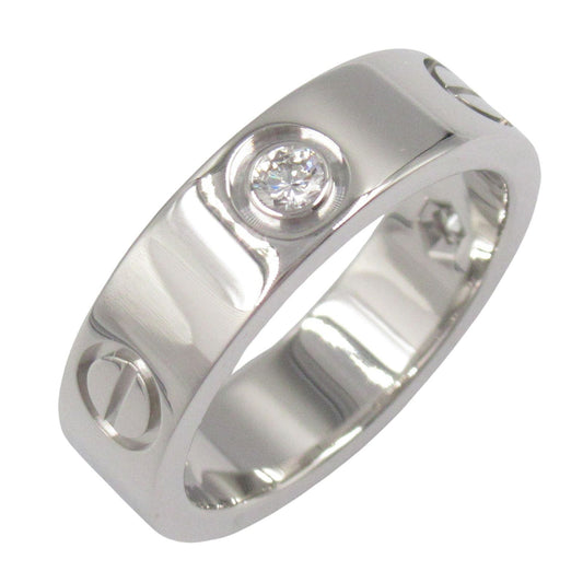 CARTIER Love Ring 3PD K18WG Diamond - Exquisite Luxury