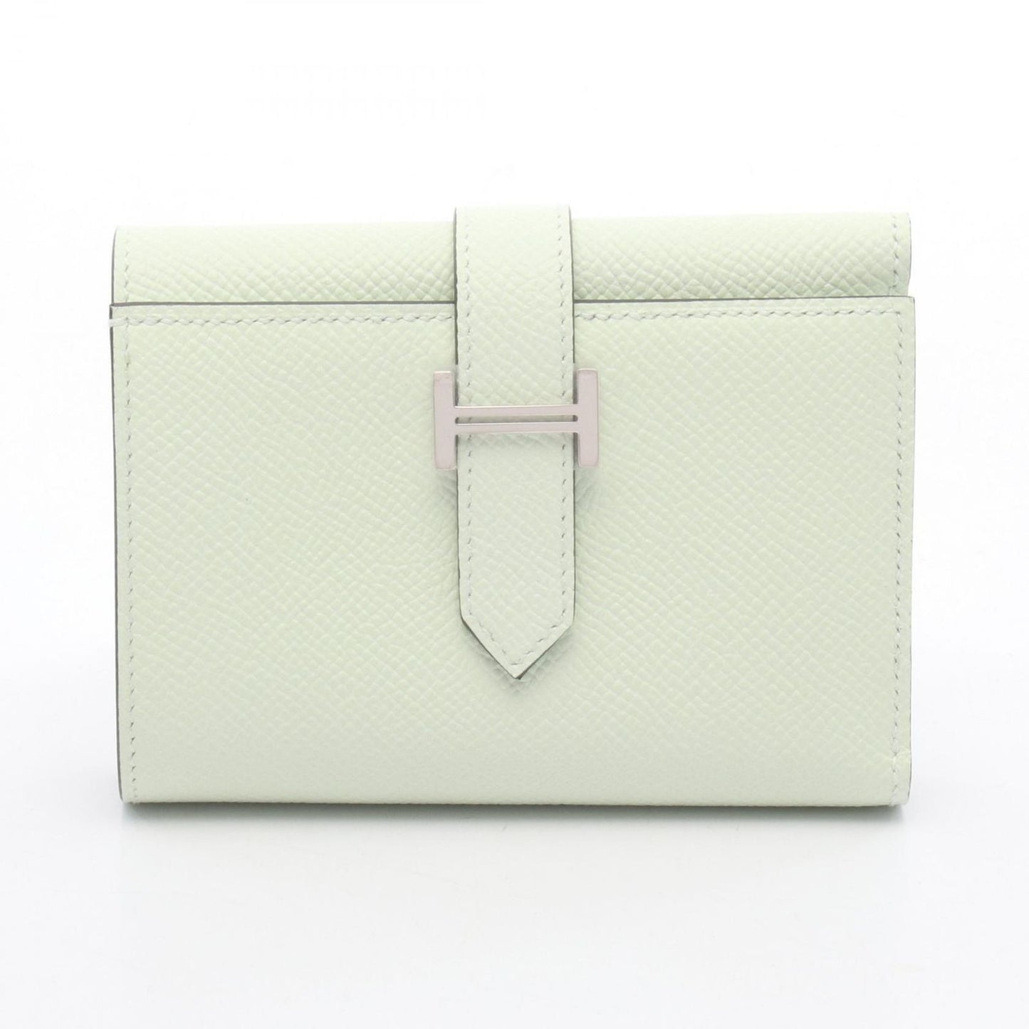 HERMES Béarn Combination Wallet in Vert Fizz - Unused Luxury