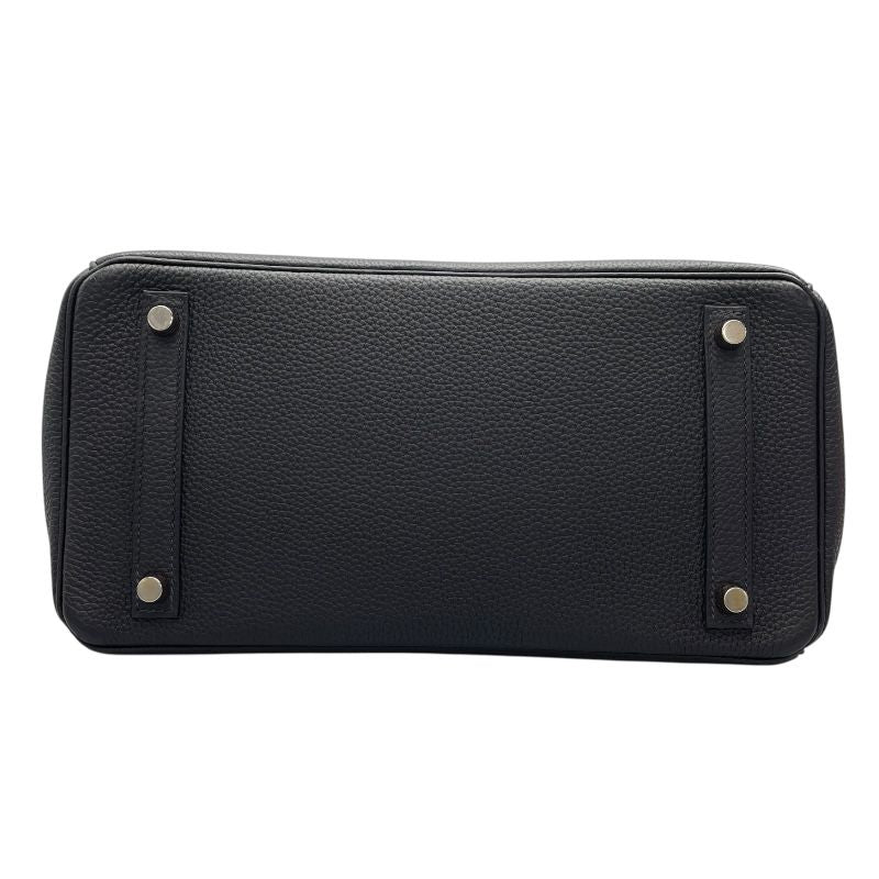 HERMES Birkin 30 Black with Pink Gold Hardware - Iconic Luxury Handbag