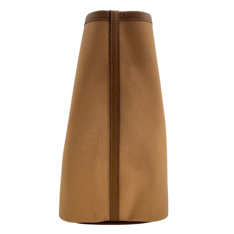 HERMES Puresangle U刻 Tote Bag in Chai & Cocoa with Silver Hardware