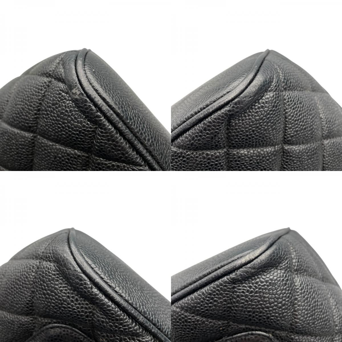 CHANEL Reissue Tote A01804 Black Caviar Skin with Gold Hardware