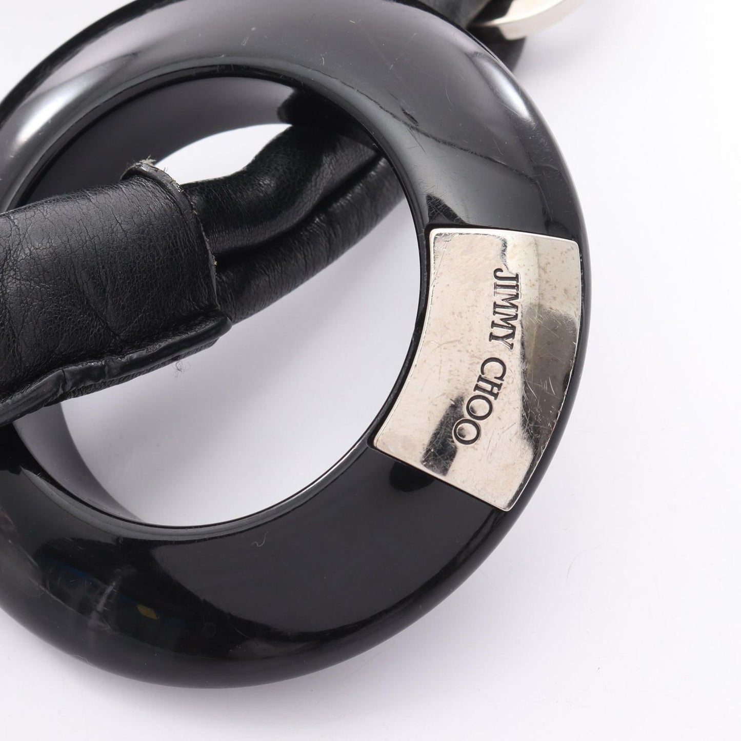 Jimmy Choo Sky Bag Black Leather Shoulder Bag - Timeless Elegance