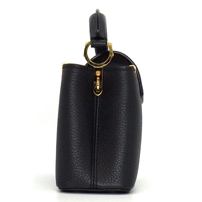 Louis Vuitton Capucines Mini Handbag in Noir - Exquisite Craftsmanship