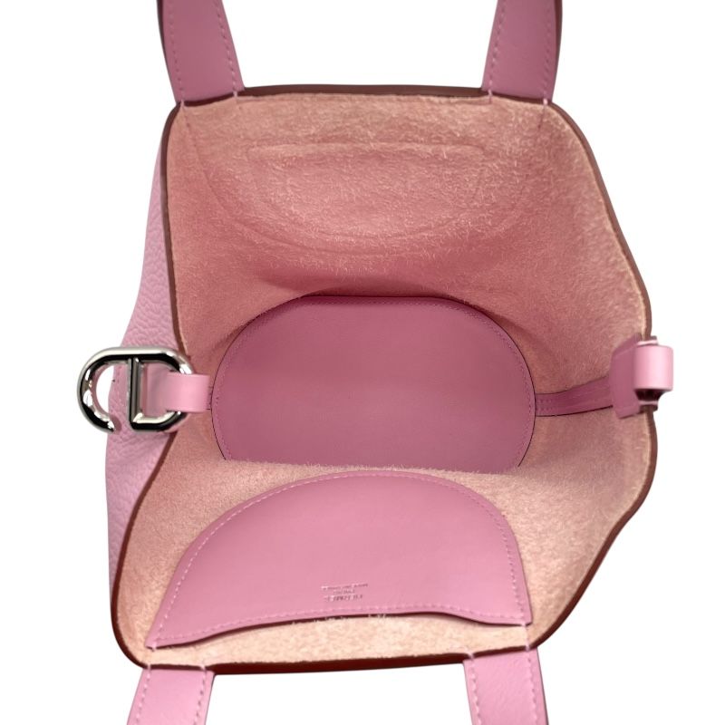 HERMES In The Loop 18 Handbag in Mauve Silvestre with Silver Hardware