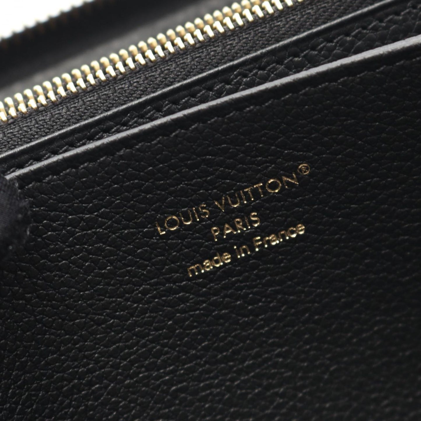 Louis Vuitton Zippy Wallet Monogram Empreinte - Black/Beige