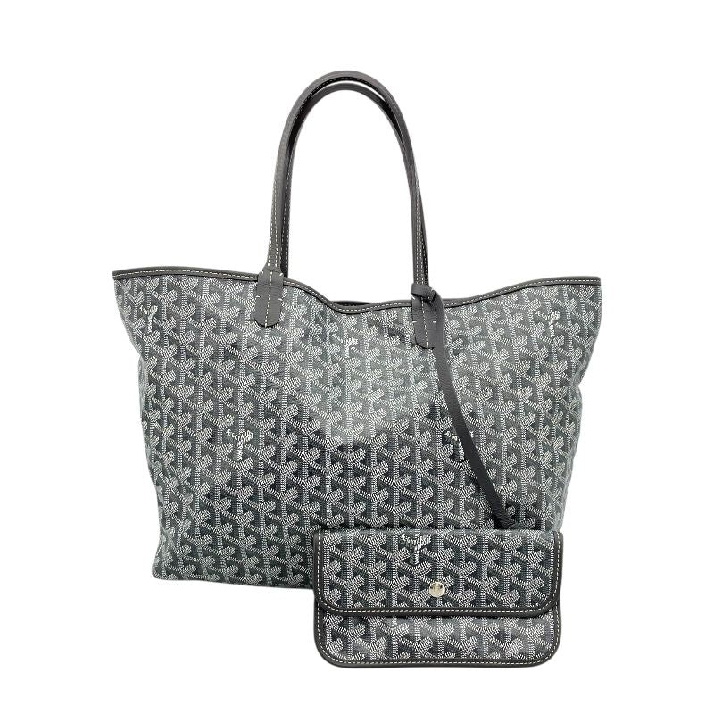GOYARD Saint Louis PM Grey Goyardine Canvas Tote Bag