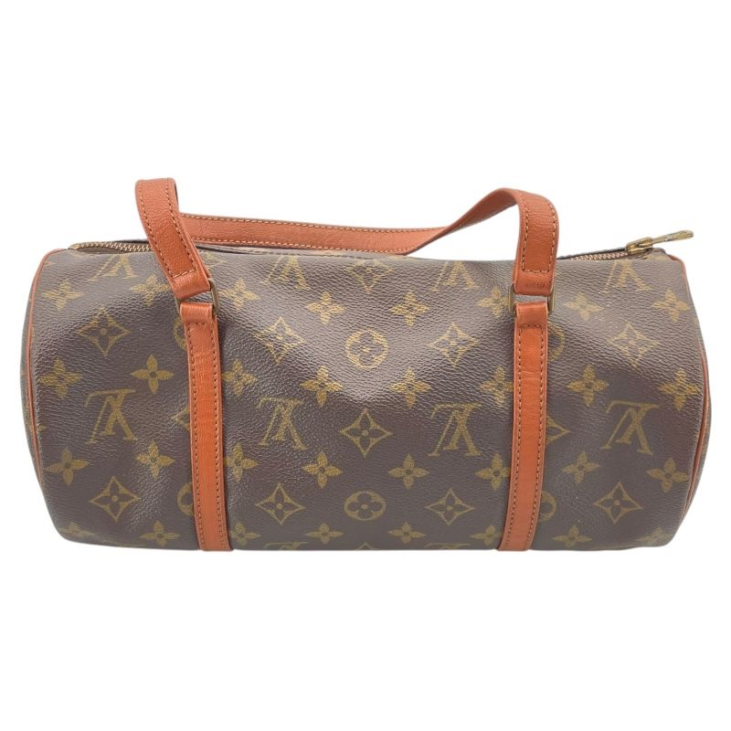 Louis Vuitton Papillon 30 Monogram Canvas Handbag - Brown