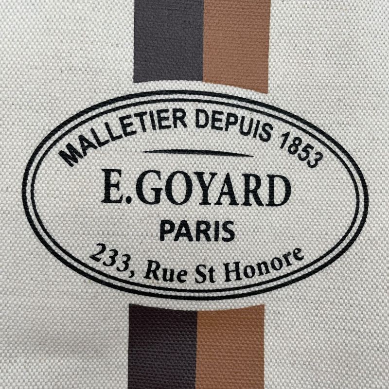 GOYARD Le Nécéssaire Natural Canvas Pouch - Exquisite Craftsmanship