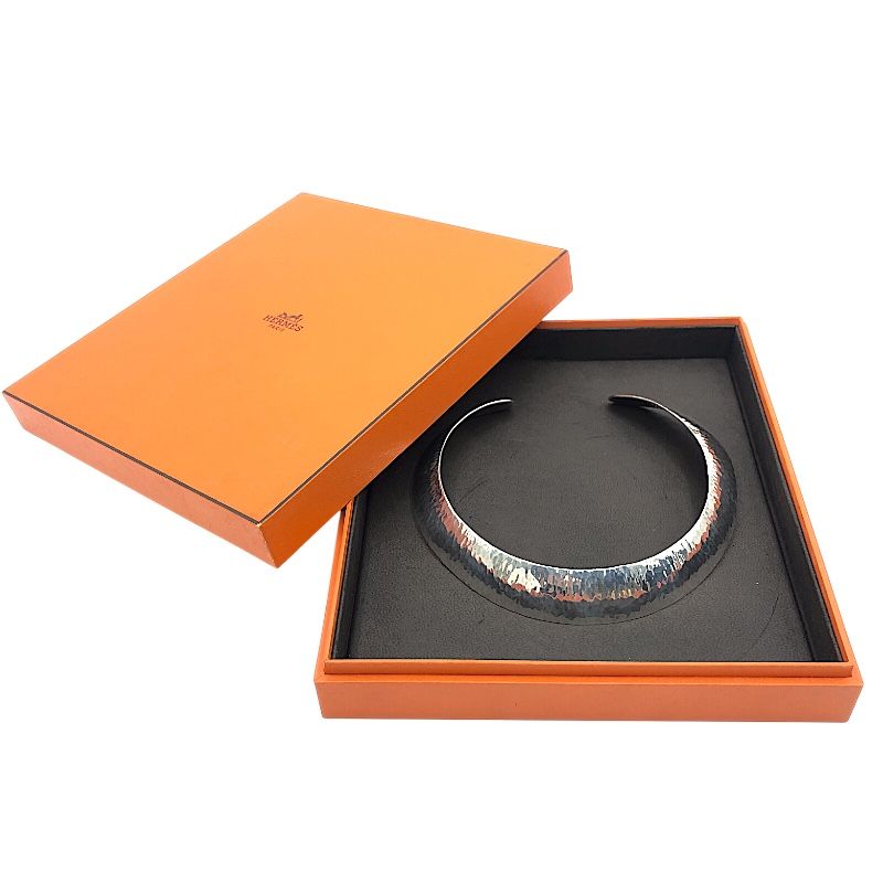 HERMES Silver Choker - Exquisite Ag925 Jewelry for Women