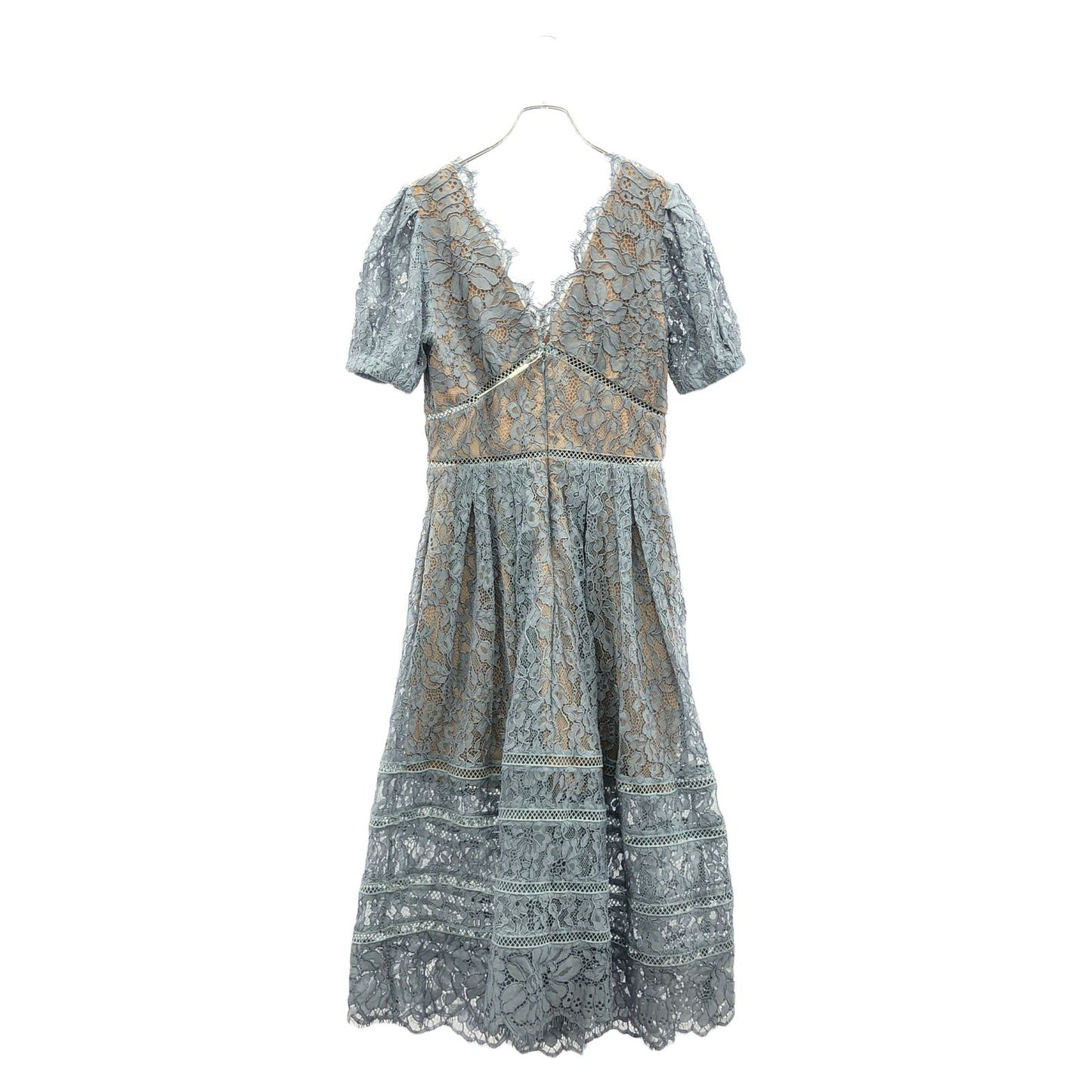 Self-Portrait Light Blue Lace Dress - Exquisite Elegance