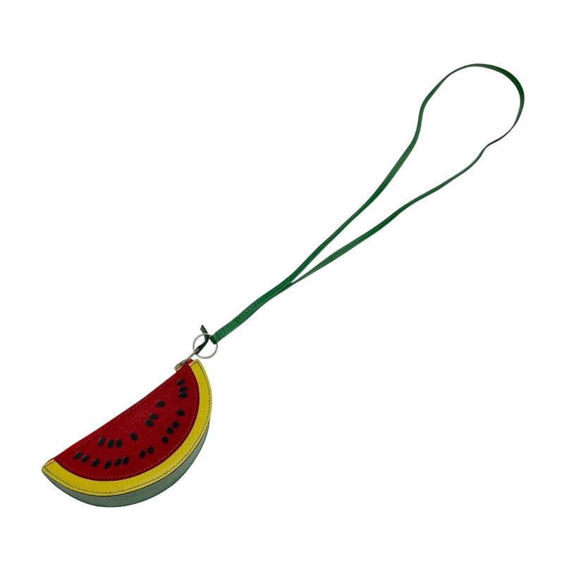HERMES Tutti Frutti Watermelon Coin Case in Red - Exquisite Craftsmanship