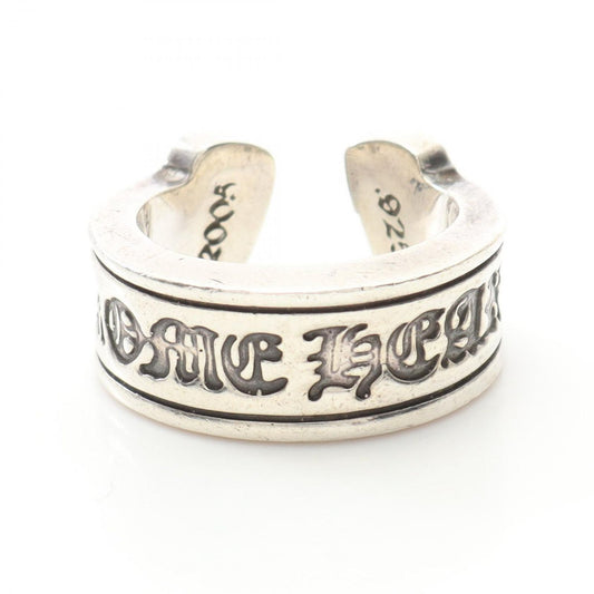 CHROME HEARTS LG SCROLL LABEL Silver 925 Ring - Exclusive Design