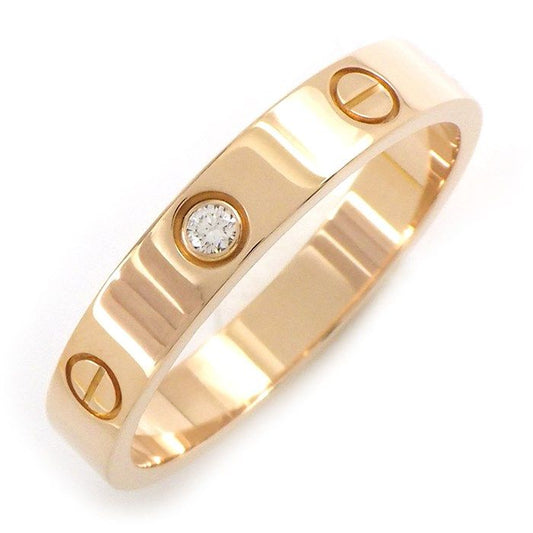 Cartier Love Ring Small Model with Diamond in K18 Pink Gold